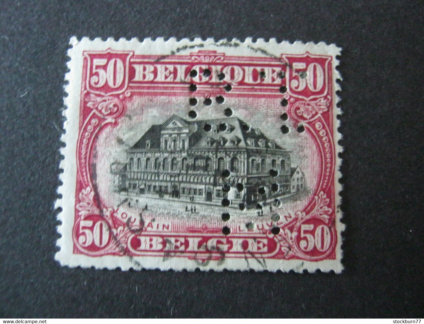 BELGIEN   , Firmenlochung , Perfin - 1934-51