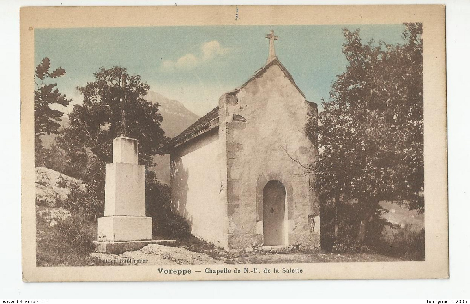 38 Isère Voreppe Chapelle De Notre Dame De La Salette Ed Thimat Et Basuyau Toulouse - Voreppe