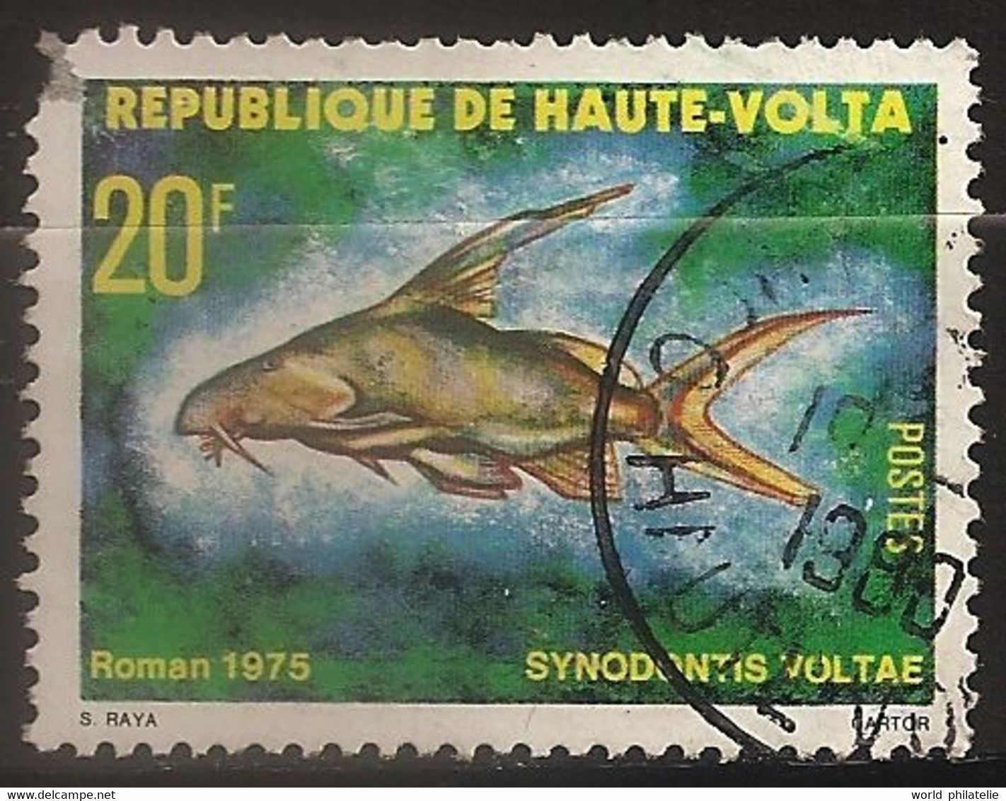 Haute Volta 1979 N° 481 Iso O Poisson D'eau Douce, Pêche, Synodontis Voltae, Poisson Chat - Haute-Volta (1958-1984)