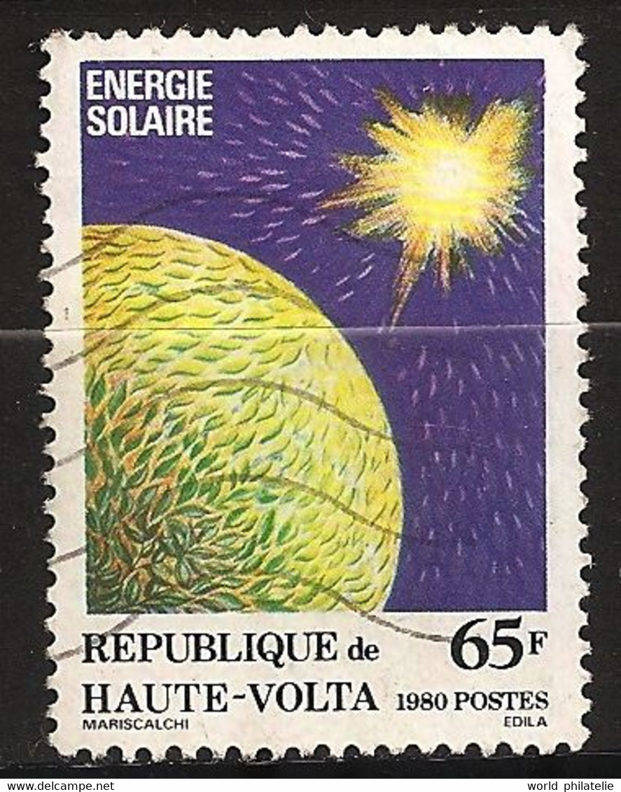 Haute Volta 1980 N° 517 Iso O Ecologie, Energie Solaire, Soleil, Planète, Espace, Terre - Haute-Volta (1958-1984)