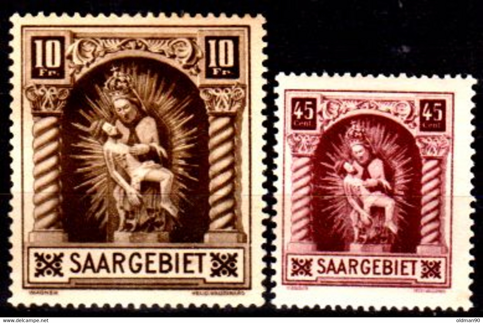 Sarre-83- Original Values Issued In 1925.(+) Hinged - Quality In Your Opinion. - Other & Unclassified