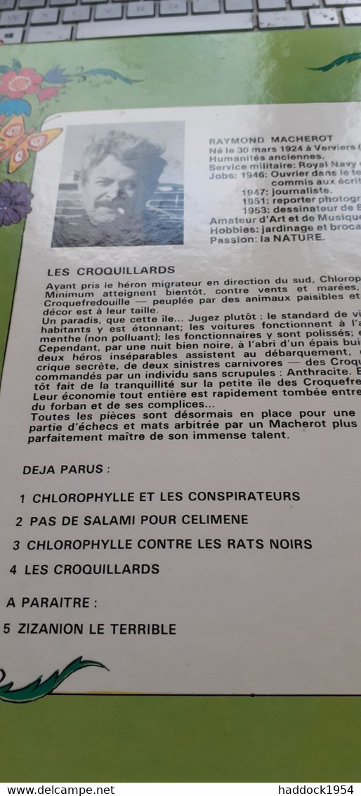 CHLOROPHYLLE ZIZANION Le Terrible  RAYMOND MACHEROT éditions Du Lombard 1981 - Chlorophylle