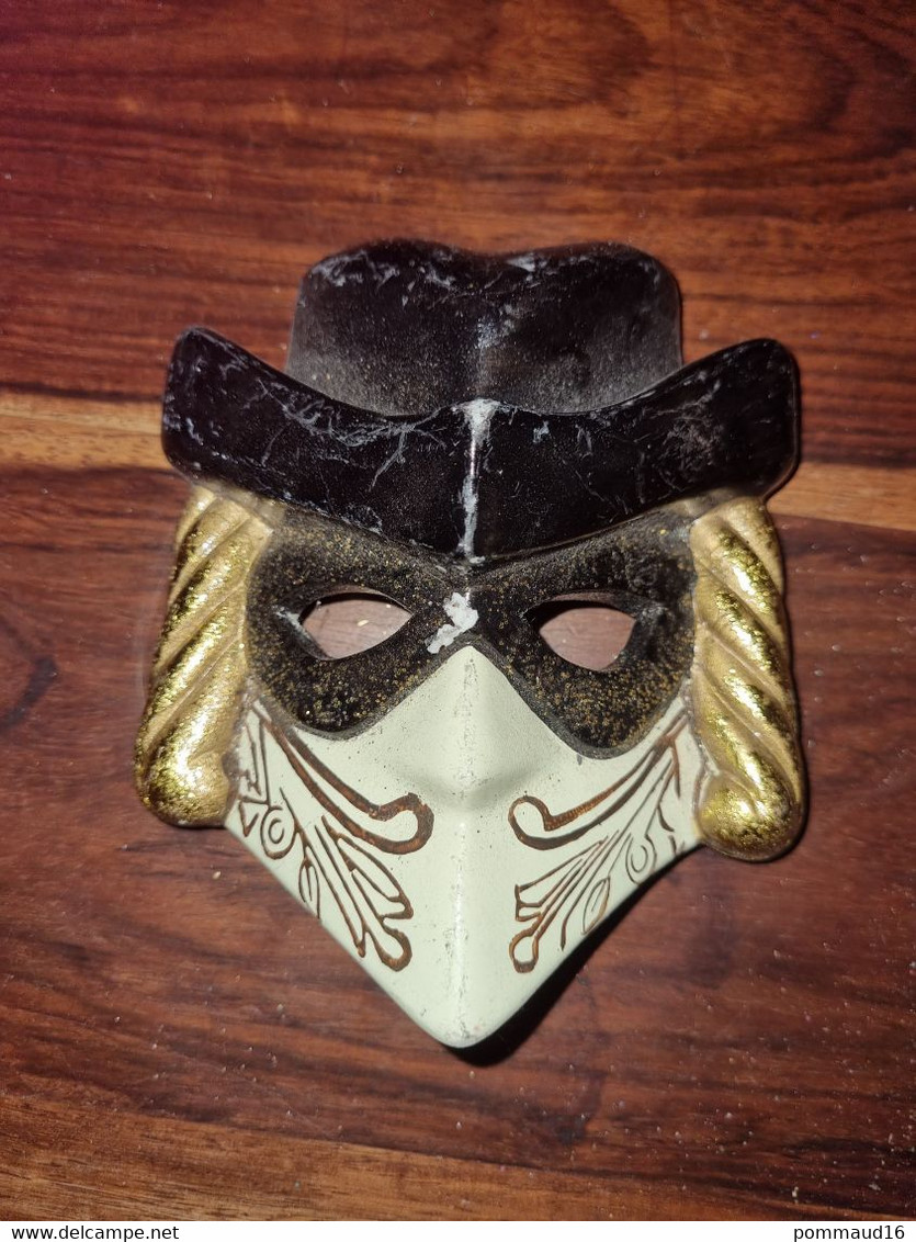 Petit Masque En Forme De Cowboy Masqué - Fasching & Karneval