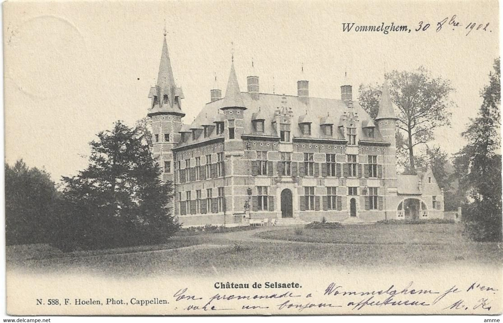 Wommelgem    *  Château De Selsaete   (Hoelen,588) - Wommelgem