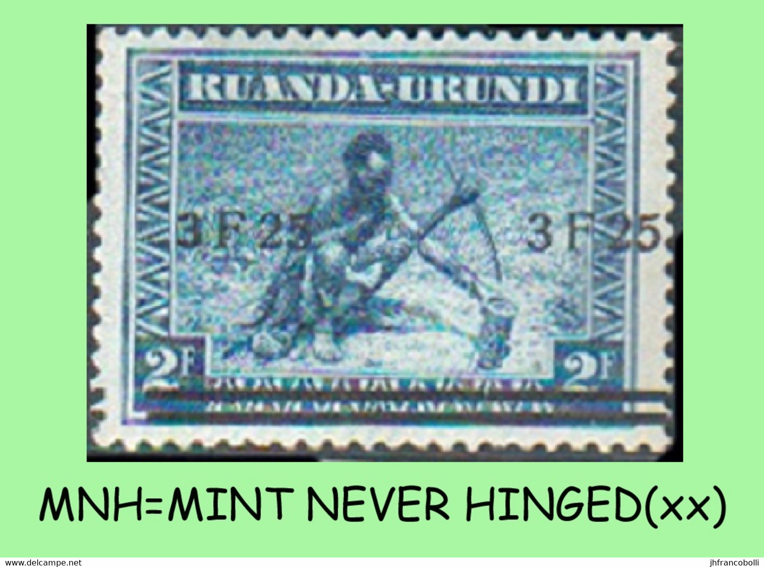 1942 ** RUANDA-URUNDI RU 114/117 MNH MEULEMANS DRY + OVERPRINT ( X 4 Stamps ) - Ongebruikt