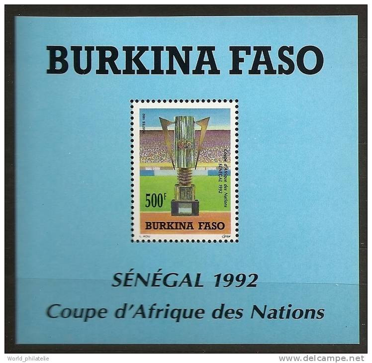 Burkina Faso 1992 N° BF 41 ** Sénégal 92, Coupe D'afrique Des Nations, Football, Coupe, Stade - Burkina Faso (1984-...)