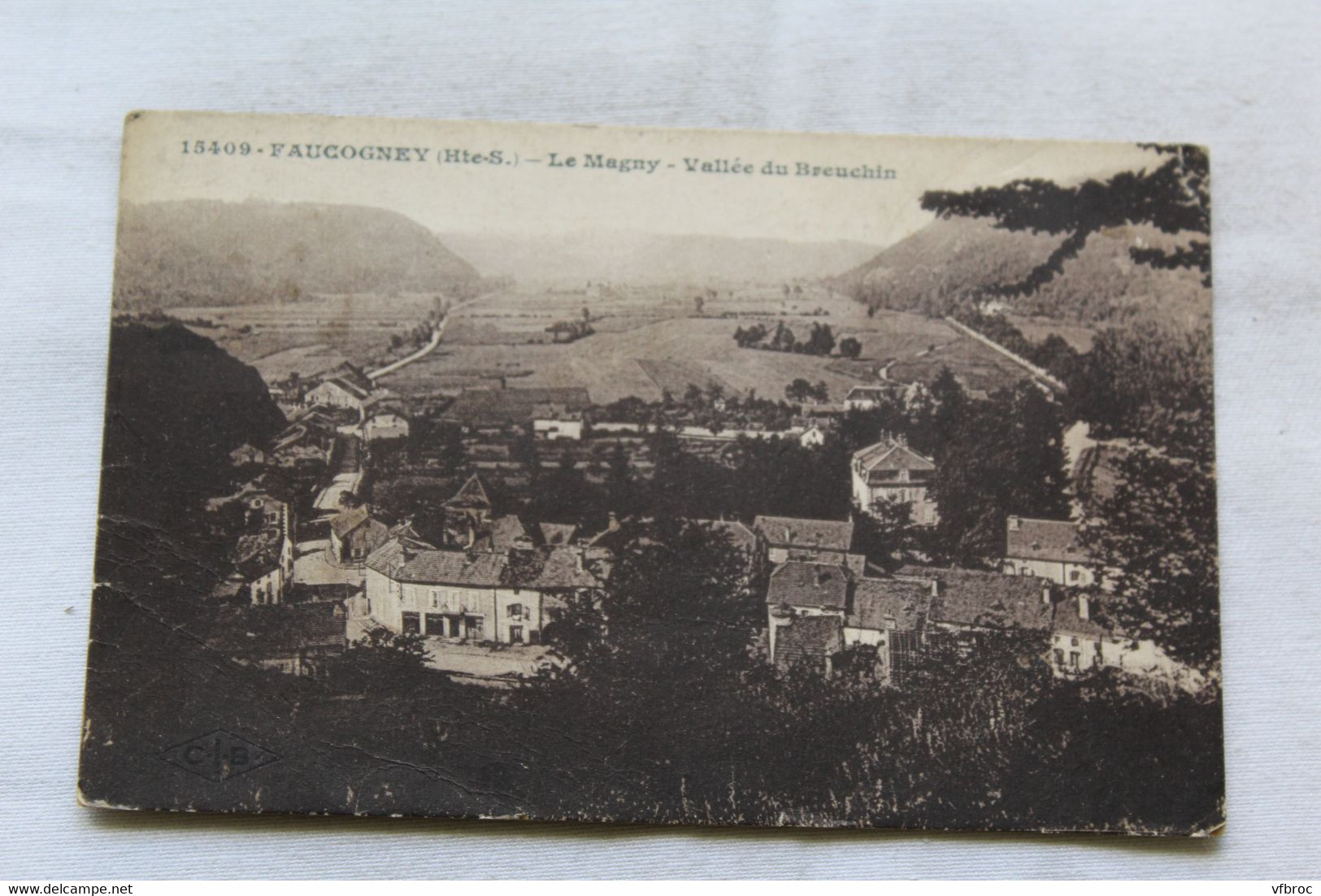 Cpa 1929, Faucogney, Le Magny, Vallée Du Breuchin, Haute Saône 70 - Faucogney