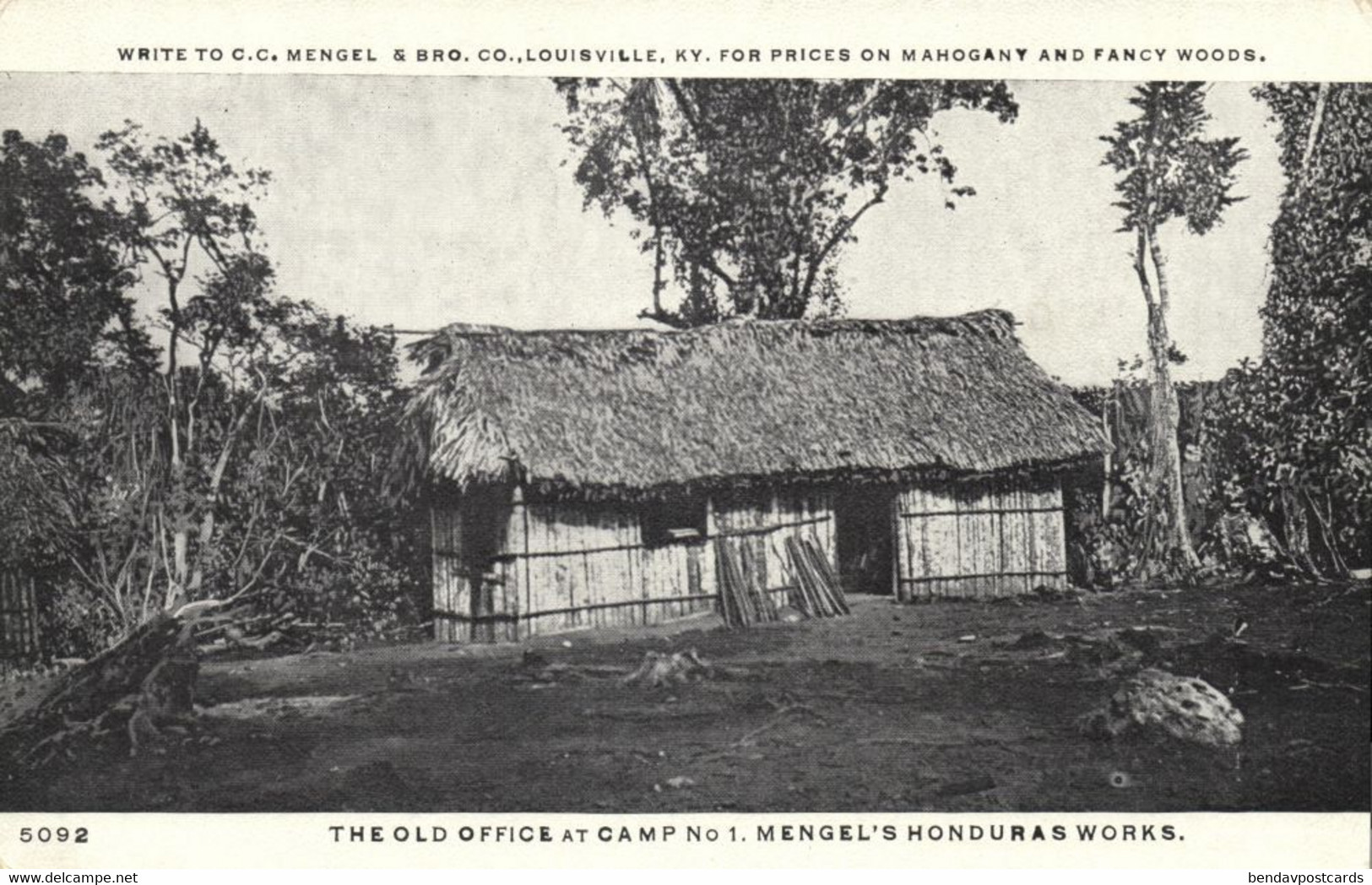 Br. Honduras, BELIZE, The Old Office At Mengel's Mahogany Camp No. 1 (1900s) - Belize