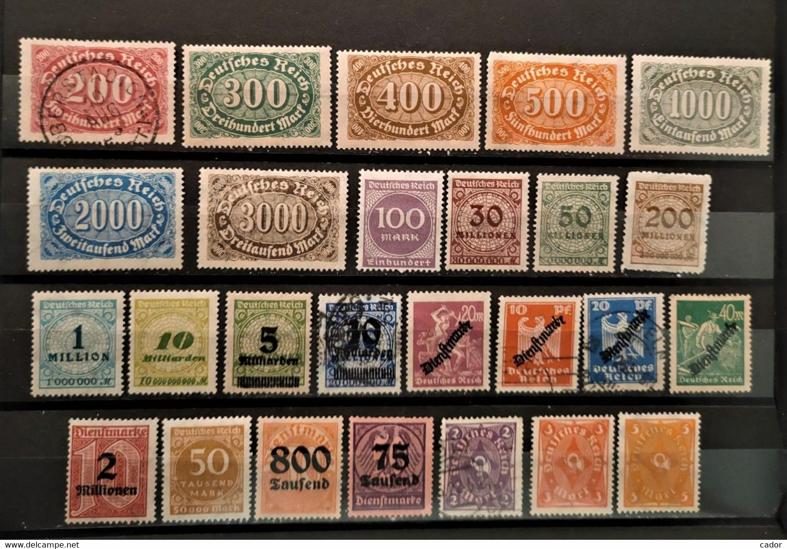 ALLEMAGNE - Empire 1924/1933 - Lot Filigrane "nId D'abeilles" (voir Scan) - Nuovi