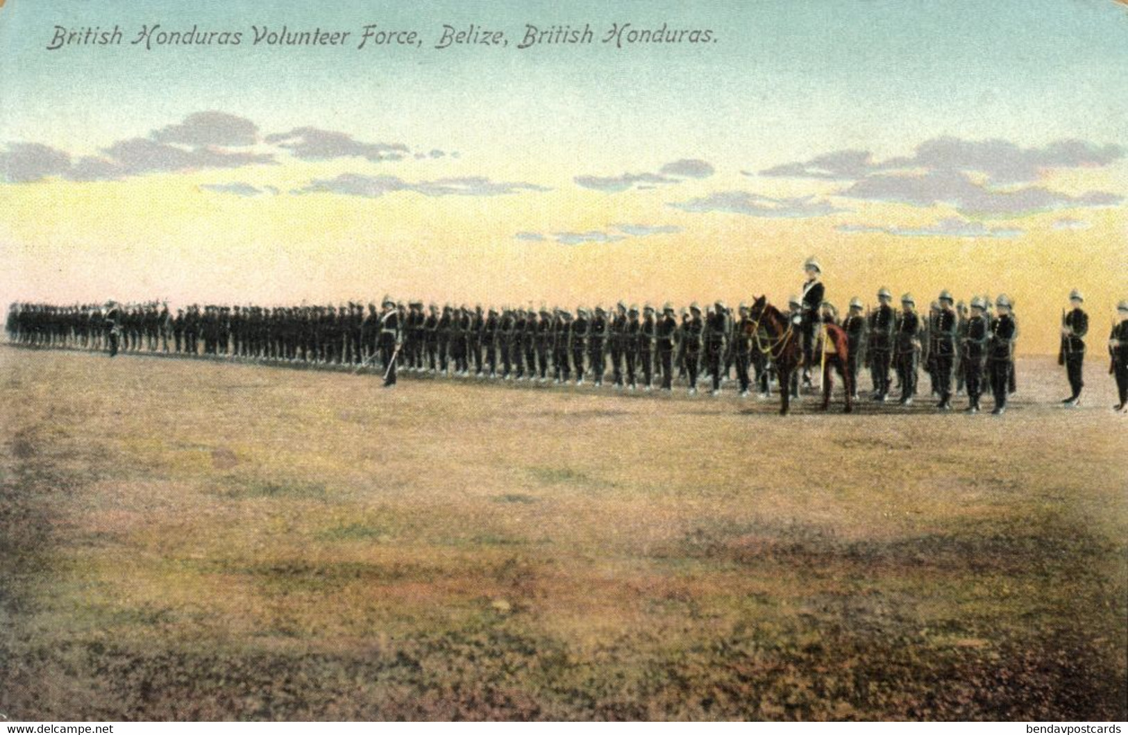 British Honduras, BELIZE, Volunteer Force, Military (1910s) Postcard - Belice