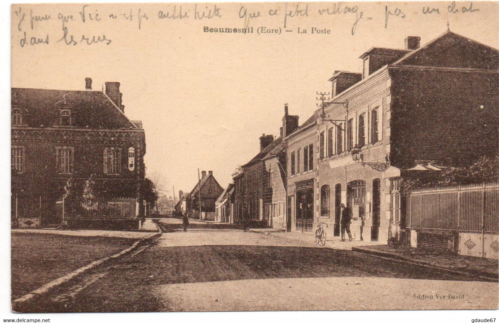 BEAUMESNIL (27) - LA POSTE - Beaumesnil