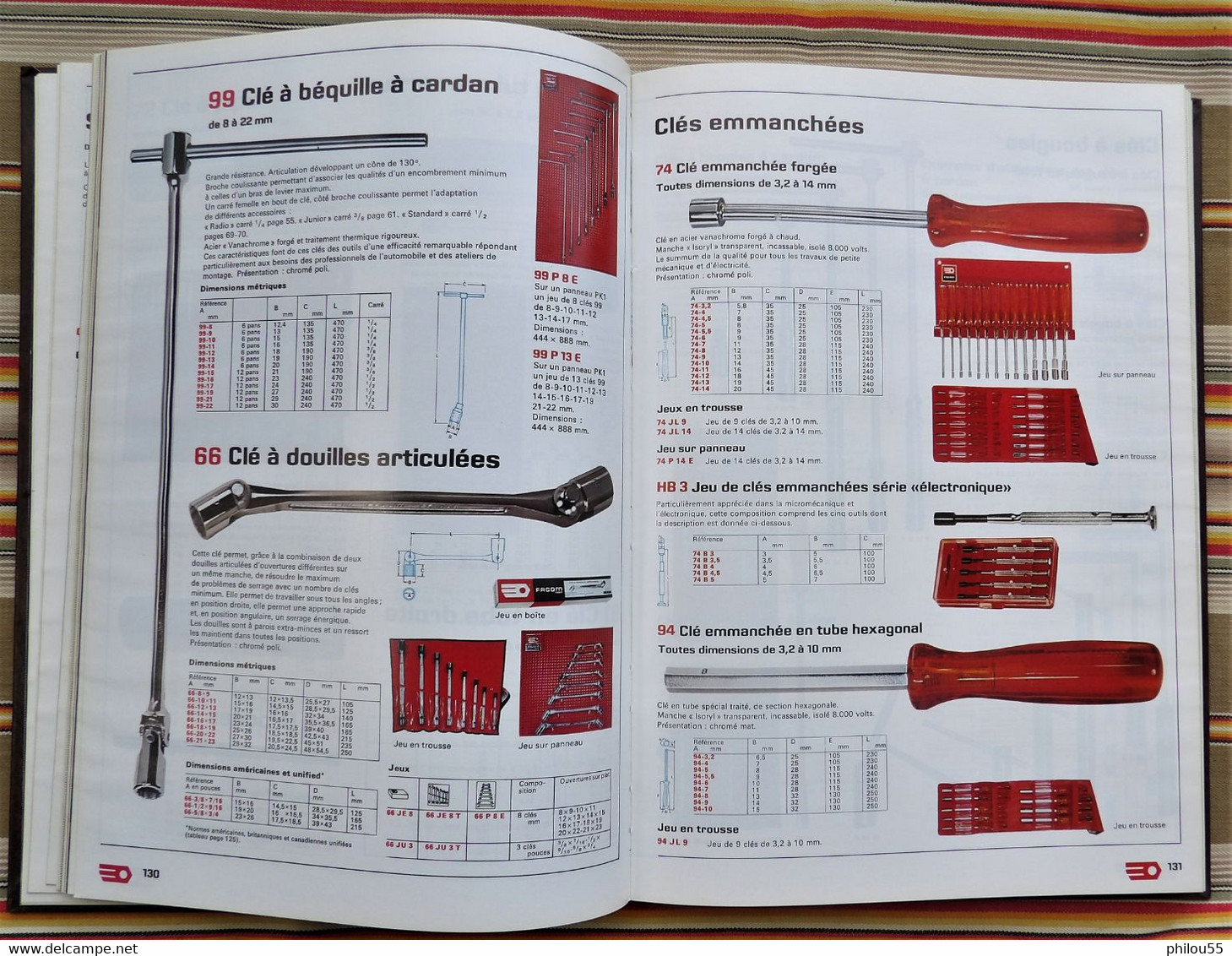 Catalogue outillage FACOM F 78