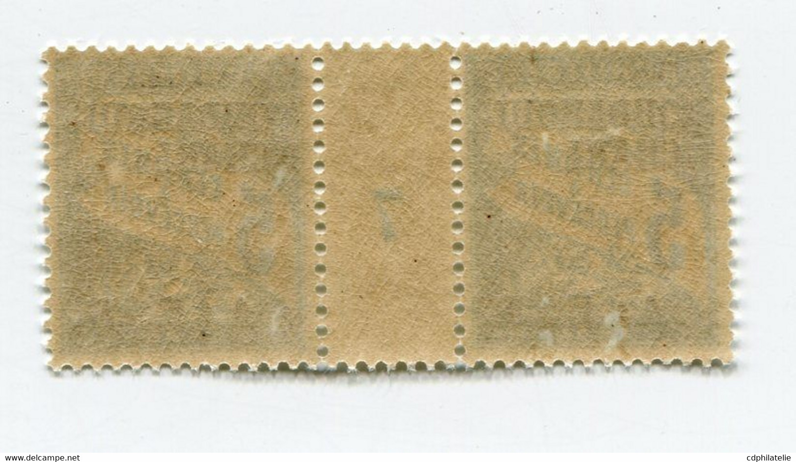 OUBANGUI TAXE N°1 ** EN PAIRE AVEC MILLESIME 7  ( 1937 ) - Unused Stamps