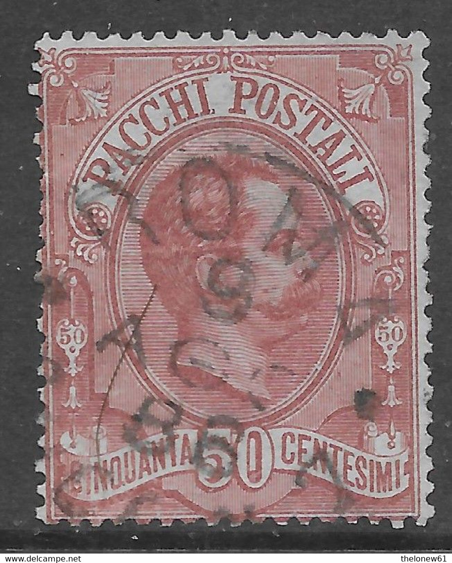 Italia Italy 1884 Regno Pacchi Postali C50 Sa N.PP3 US - Postpaketten