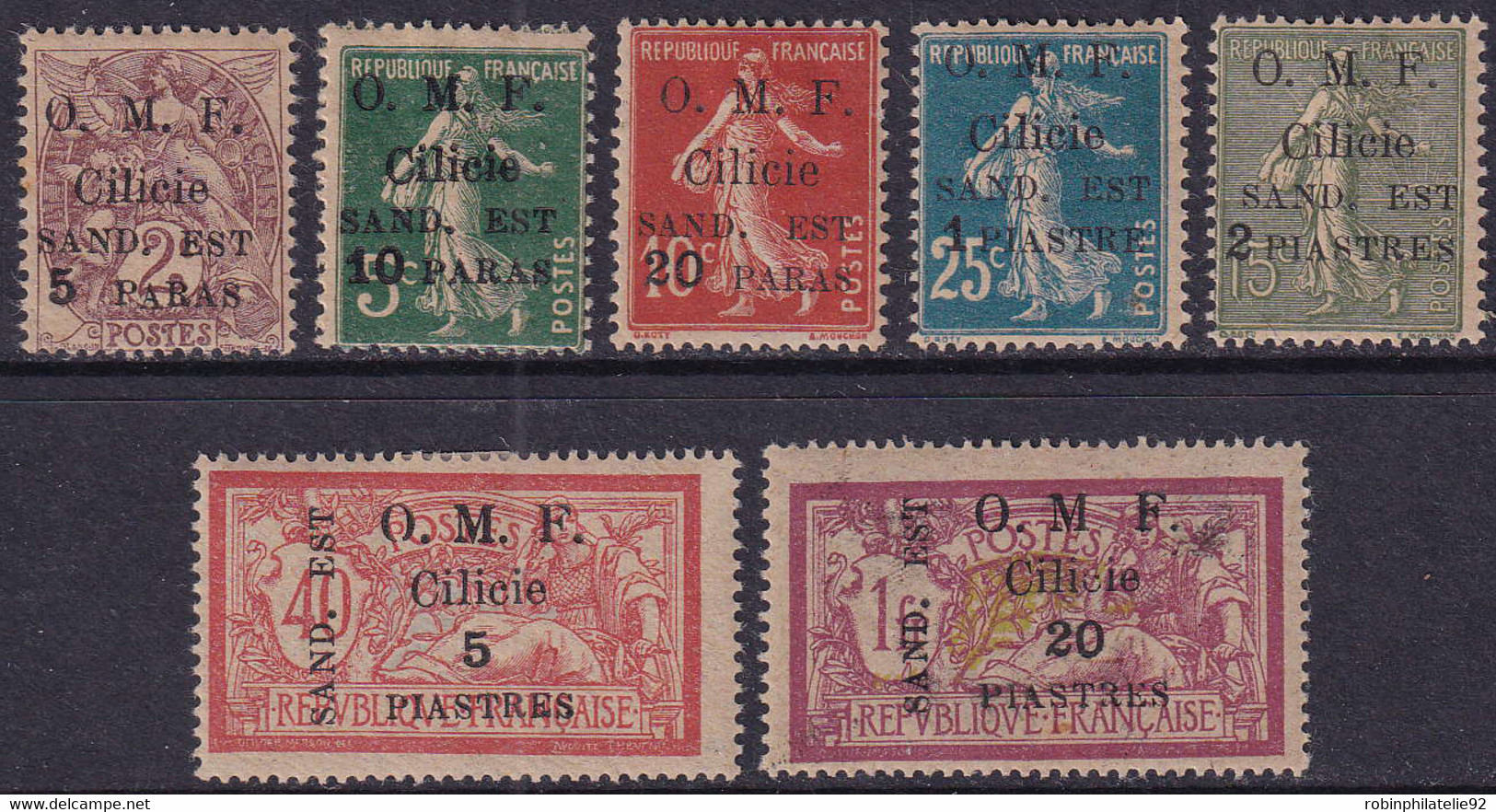 CILICIE   N°98 /104 7 Valeurs  Qualité:* Cote:350 - Unused Stamps