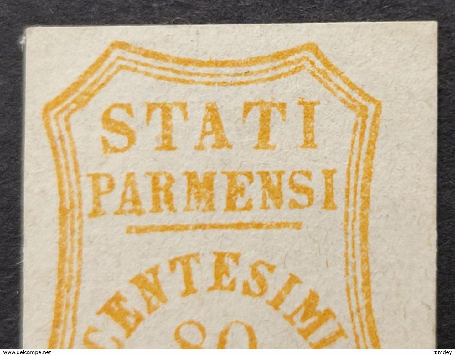 Stamp, Italian Ancient States, Parma, 1859, 80c, Sassone#18, MNG - Parma