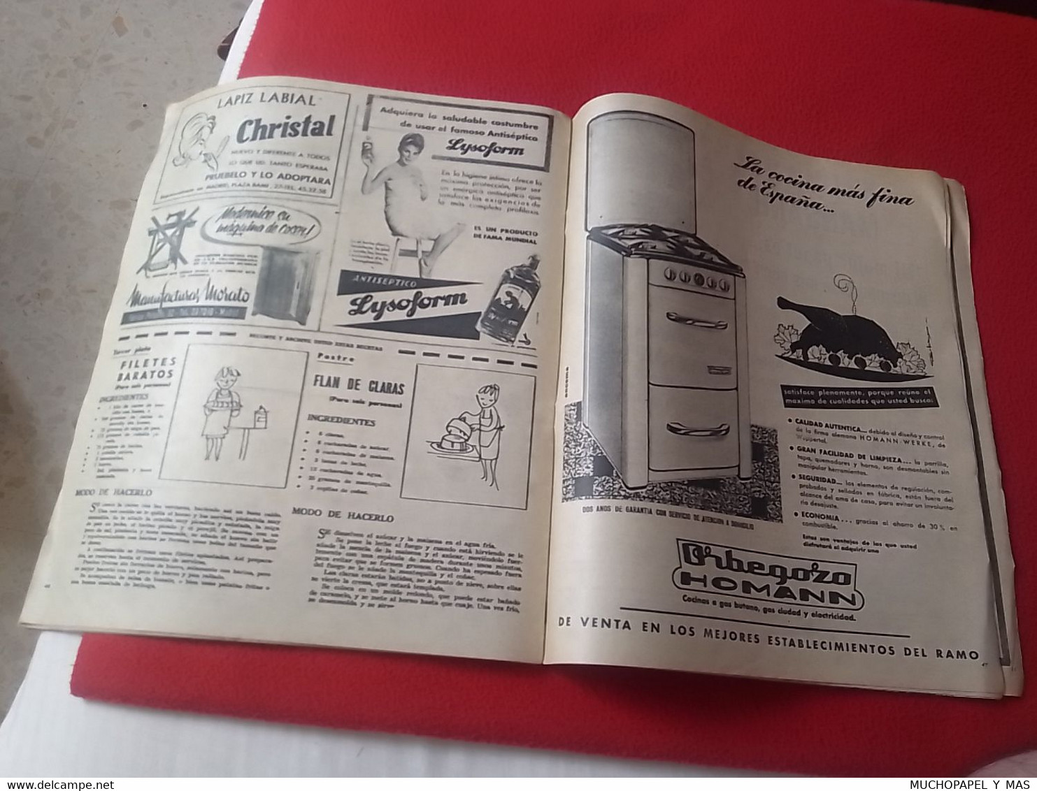 SPAIN AMA LA REVISTA DE LAS AMAS DE CASA ESPAÑOLAS Nº 12 1 JULIO DE 1960 SILVANA MANGANO..ETC OLD MAGAZINE...VER FOTOS..