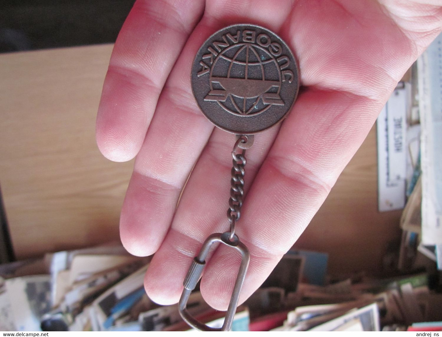 Key Pendant Key Ring 	 Sarajevo 1984  Jugobanka - Bekleidung, Souvenirs Und Sonstige