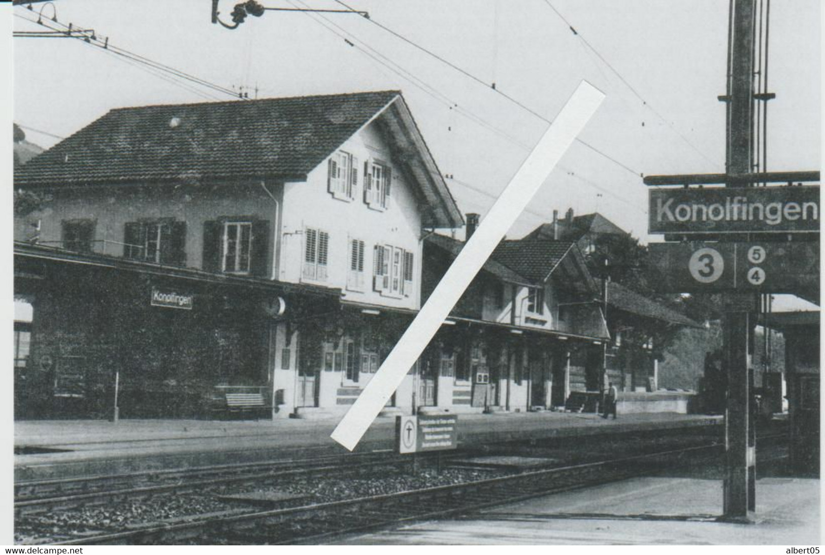 L'ancienne Gare De Konolfingen En 1982 - Reproduction - Konolfingen