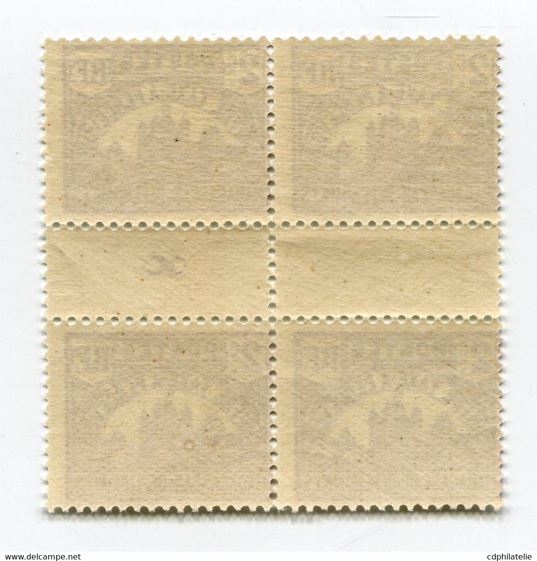 MADAGASCAR TAXE N°8 ** EN BLOC DE 4 AVEC MILLESIME 8  ( 1908 ) - Portomarken