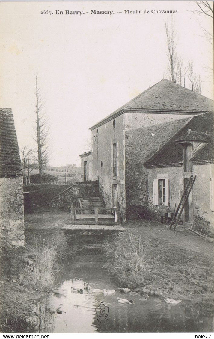 18 - Massay  (Cher) - Moulin De Chavannes - Massay