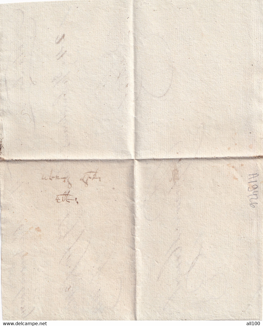 A19426 - RECEIPT FROM AUSTRIAN EMPIRE 1819 OLD HANDWRITTEN DOCUMENT NOTA WIEN VIENNA AUSTRIA - Oostenrijk