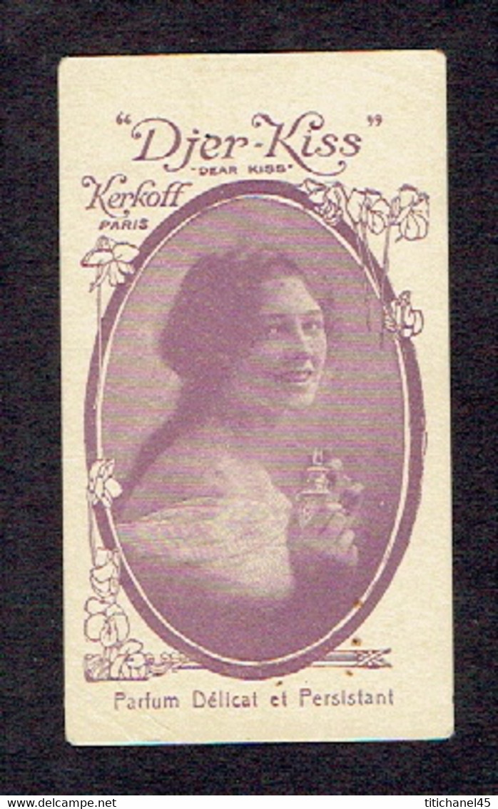 Carte Parfum DJER-KISS De KERKOFF - Anciennes (jusque 1960)