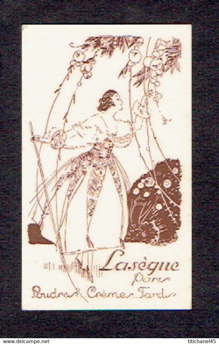 Carte Parfum De LASEGUE - Poudres, Crèmes, Fards - Anciennes (jusque 1960)