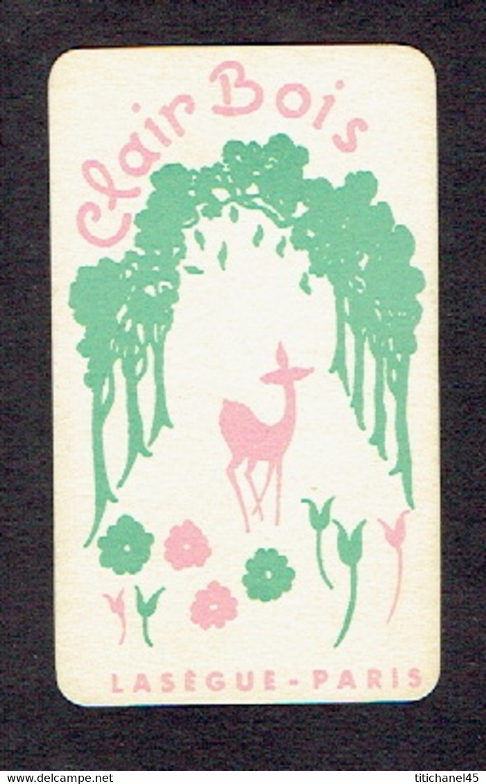 Carte Parfum CLAIR BOIS De LASEGUE - Anciennes (jusque 1960)
