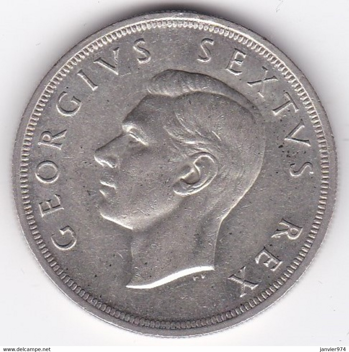 Afrique Du Sud 5 Shillings 1952 Anniversaire Du Cap George VI, En Argent KM# 41 - Südafrika