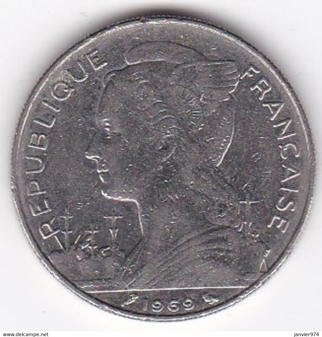 Ile De La Réunion 100 Francs 1969, En Nickel , Lec# 106 - Réunion