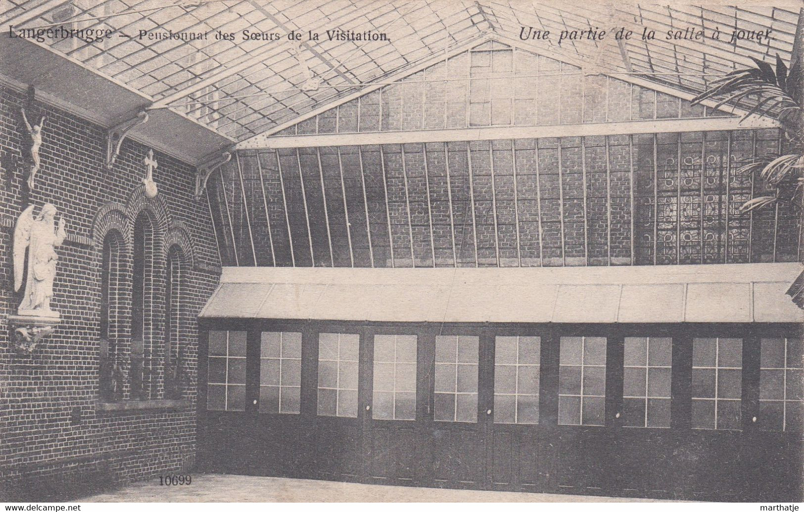 10699 - Langerbrugge - Pensionnat Des Soeurs De La Visitation - Une Partie De La Salle à Jouer - 1912 ! - Evergem