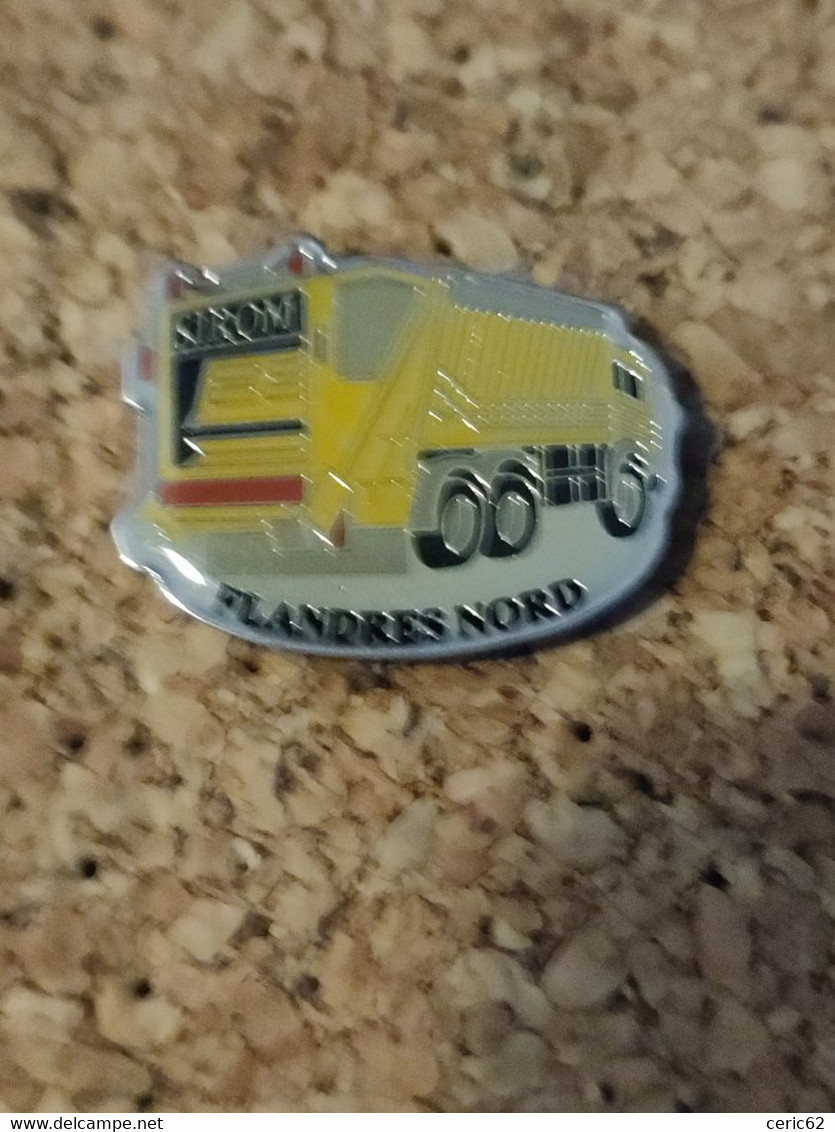 PINS TRANSPORT POUBELLE SIROM FLANDRES NORD - Transports