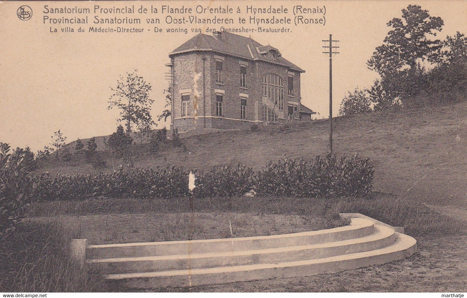 Sanatorium Provincial De La Flandre Orientale à Hynsdaele (Renaix) - La Villa Du Médecin-Directeur - Ronse - Renaix - Ronse