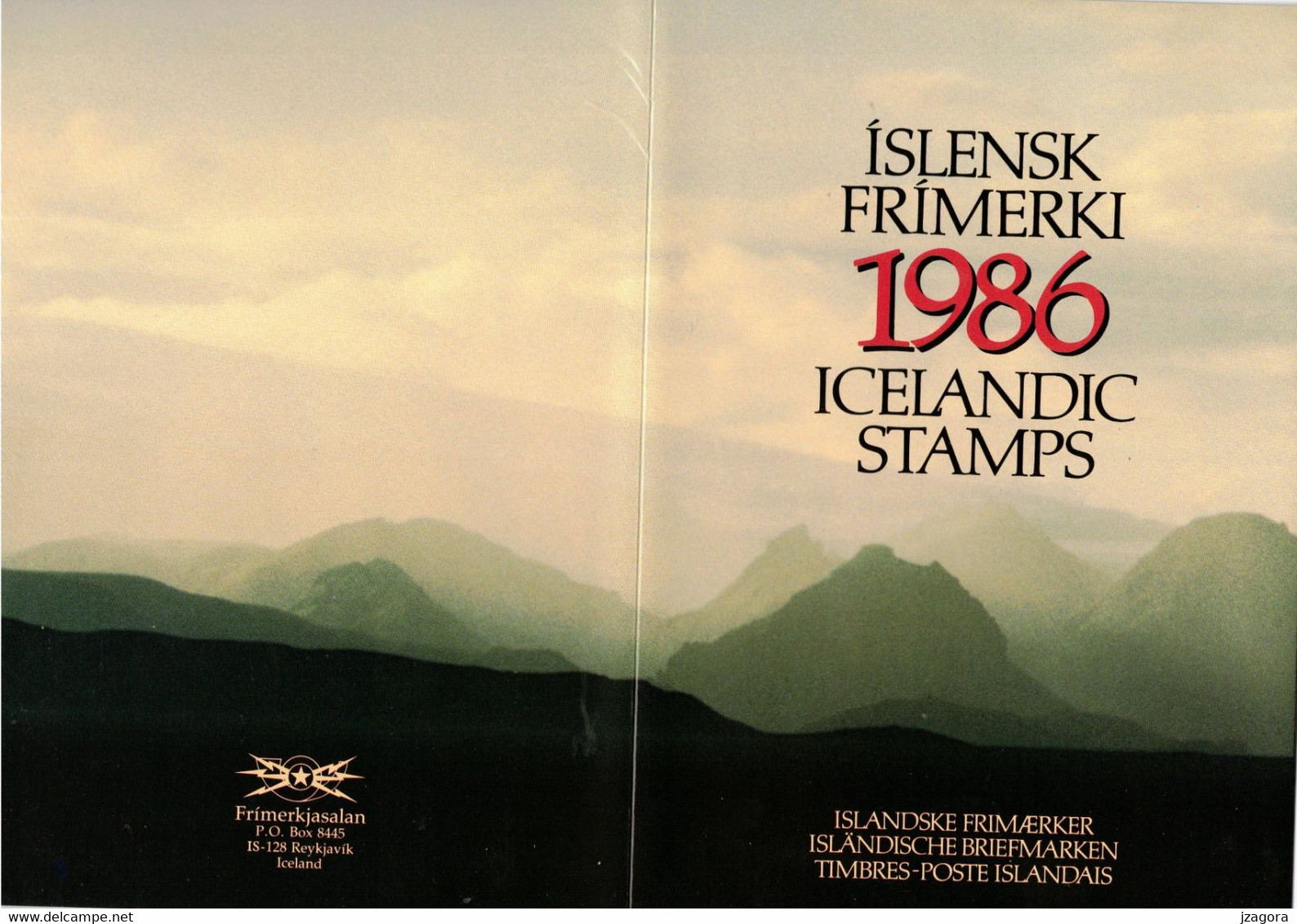 ISLAND ICELAND 1986 MNH(**) COMPLETE YEAR SET ENSEMBLE COMPLET DE L'ANNÉE KOMPLETTES JAHRESSET SLANIA MI 644-662 - Full Years