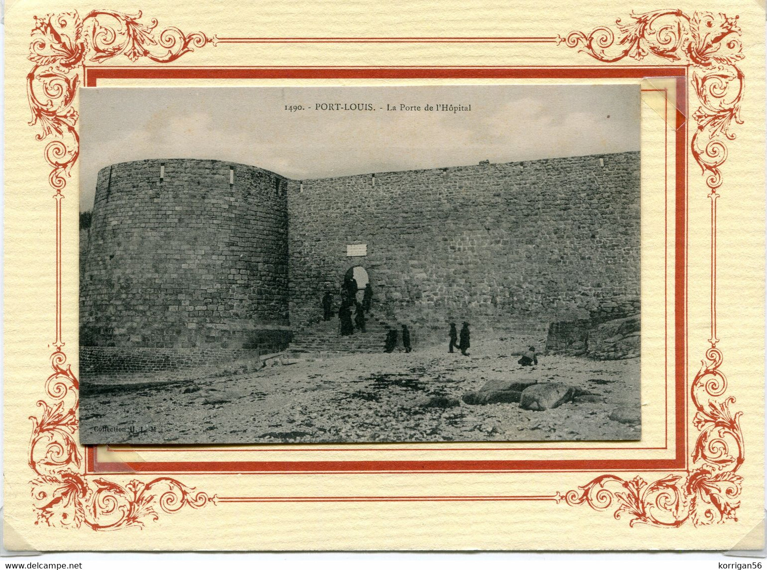 PORT LOUIS *** ENFANTS A LA PORTE DE L HOPITAL  ***  COLL HLM *** PEU COURANTE *** - Port Louis