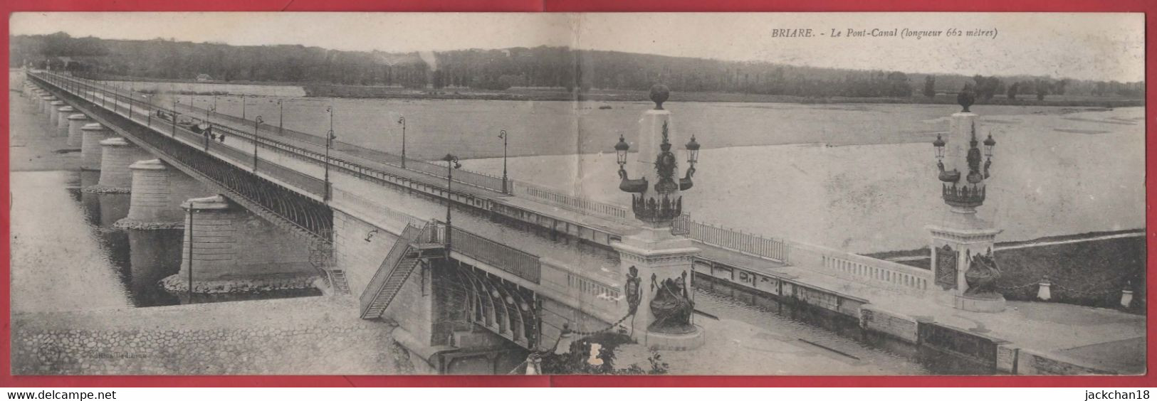 -- CARTE PANORAMIQUE / BRIARE (Loiret) -  LE PONT-CANAL (Longueur 662 Mètres) -- - Briare