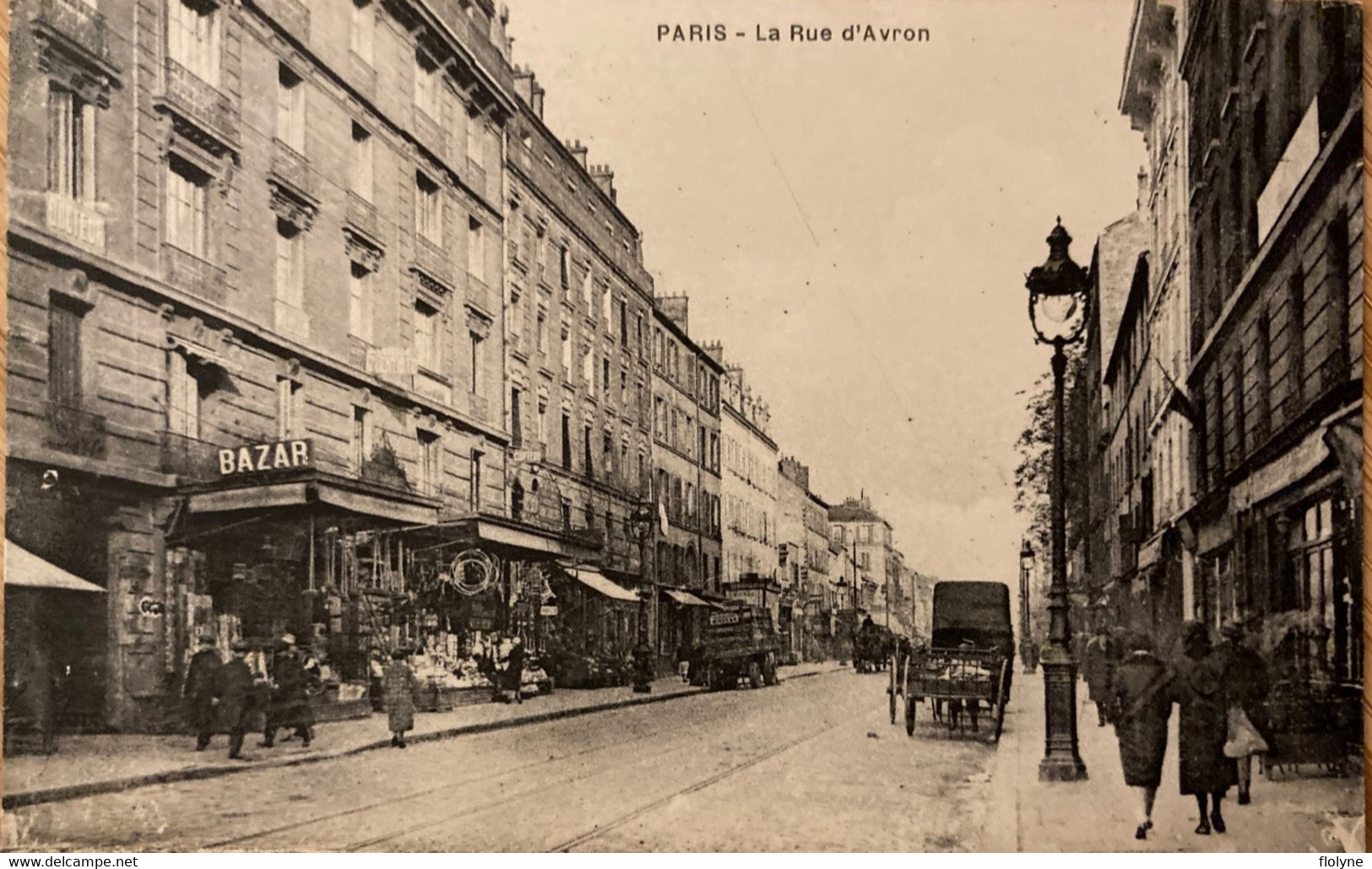 Paris - 20ème Arrondissement - La Rue D’avron - Bazar - Attelage - Arrondissement: 20