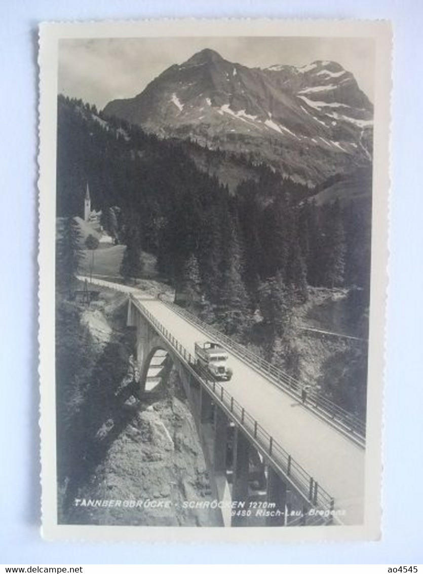 R76 SCHRÖCKEN - Tannbergbrücke - 1951 - Schröcken