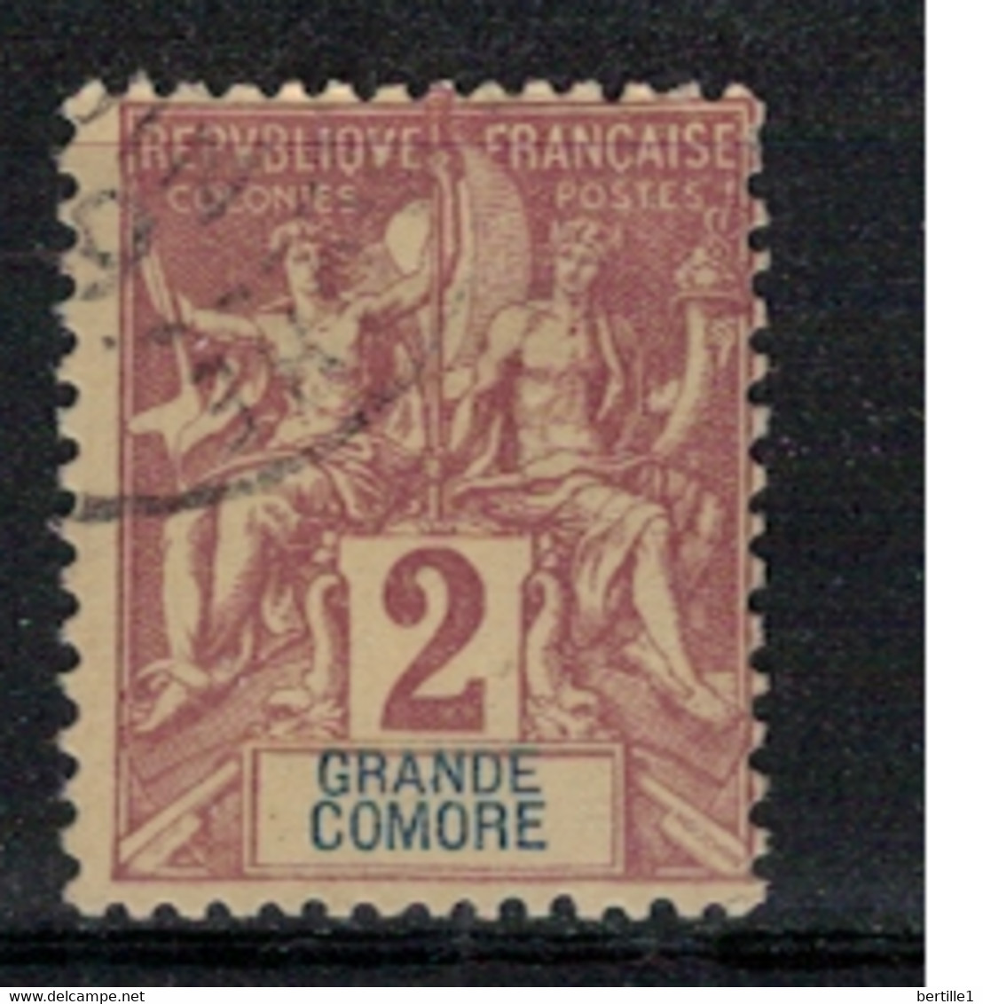 GRANDE COMORE      N°  YVERT 2   OBLITERE    ( OB 10/21 ) - Used Stamps