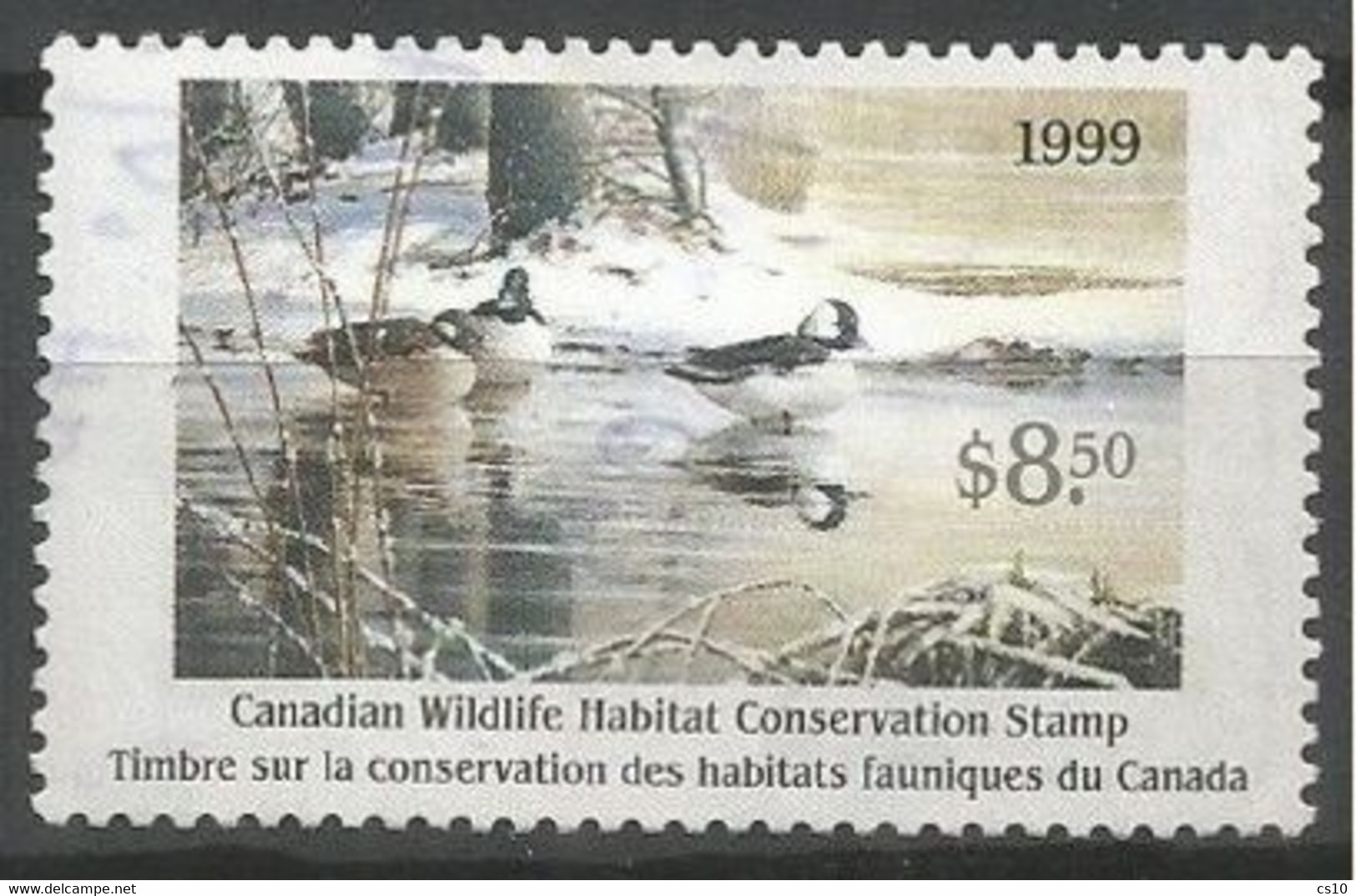 Canada 1999 Wildlife Duck Stamp Used - FV.8.50CAD - Duck Stamps