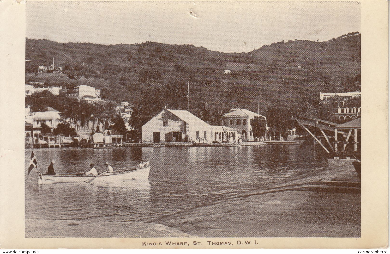 Antilles Netherland Antilles KING'S WHARF ST. THOMAS, D.W.I. - Autres & Non Classés