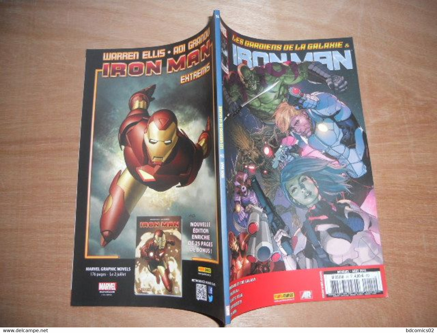 Iron Man N°14 A Les Gardiens De La Galaxie Marvel Panini 2014 TTBE - Collections