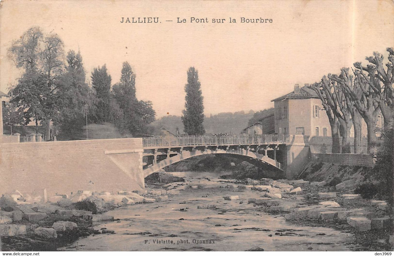 JALLIEU (Isère) - Le Pont Sur La Bourbre - Jallieu