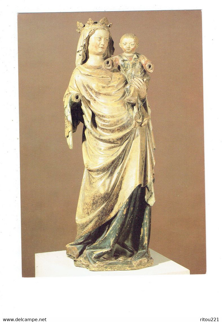 Cpm - Statue - La Vierge à L'Enfant - LORRAINE - Vers 1330 - Pierre - Musée Du Louvre - Vergine Maria E Madonne