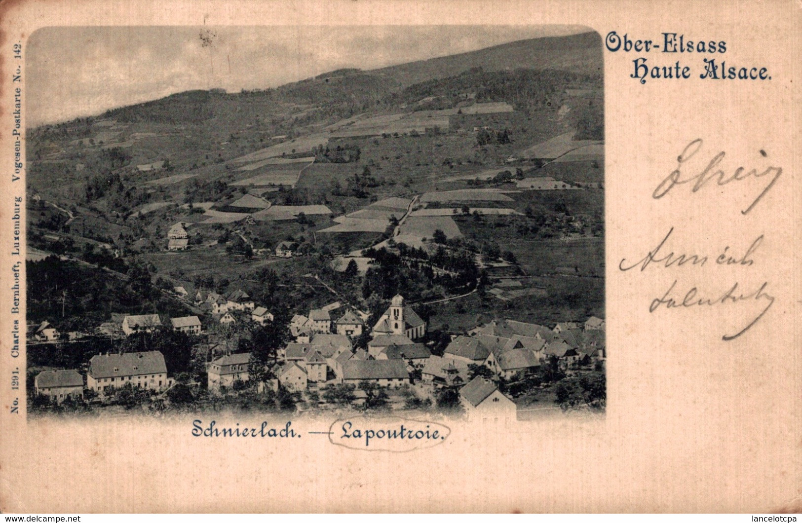 68 - SCHNIERLACH - LAPOUTROIE / OBER ELSASS - HAUTE ALSACE 1899 - Lapoutroie