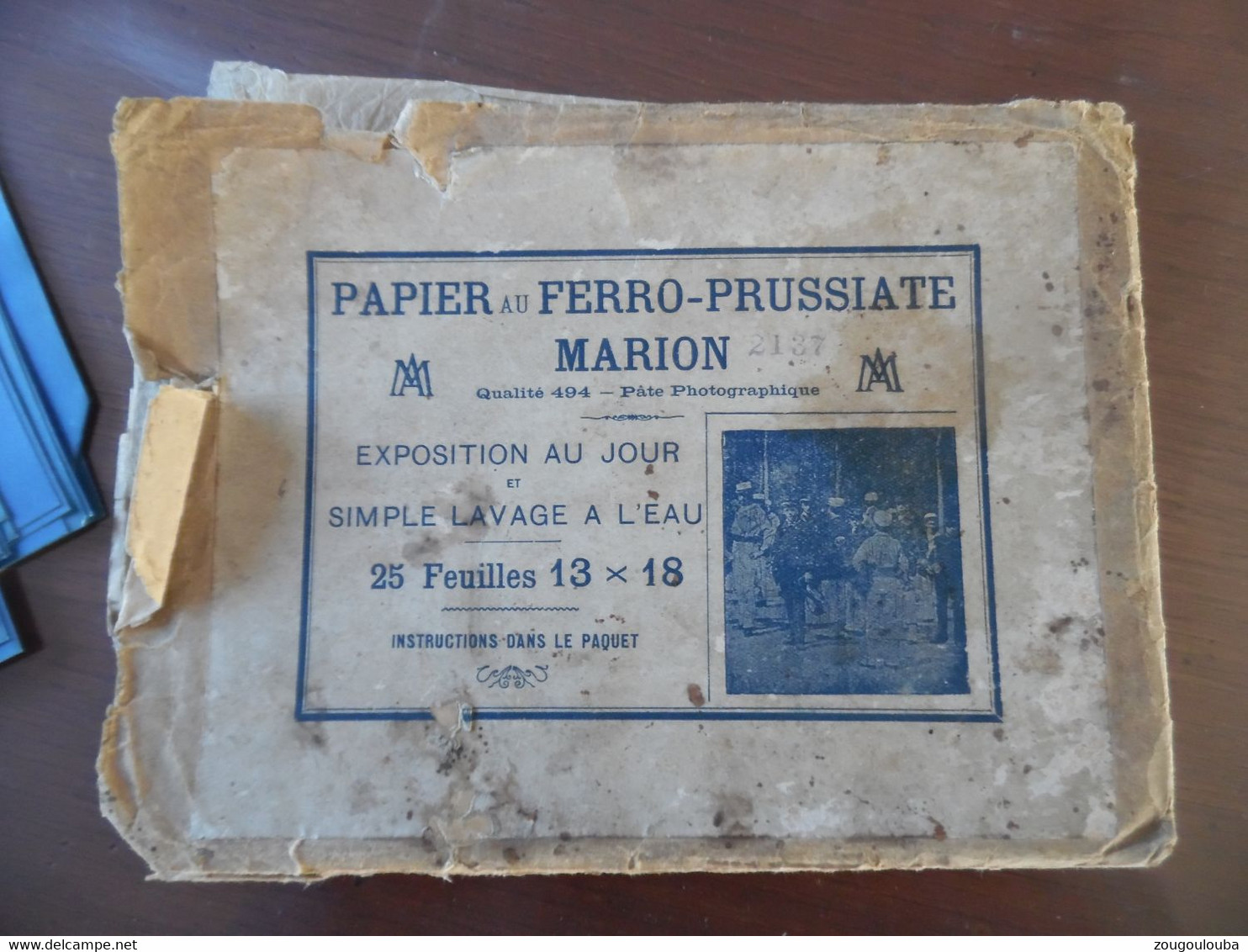 Papier Ferro Prussiate 1900/1910 (17 Feuilles Sans Notice ) RARE - Matériel & Accessoires