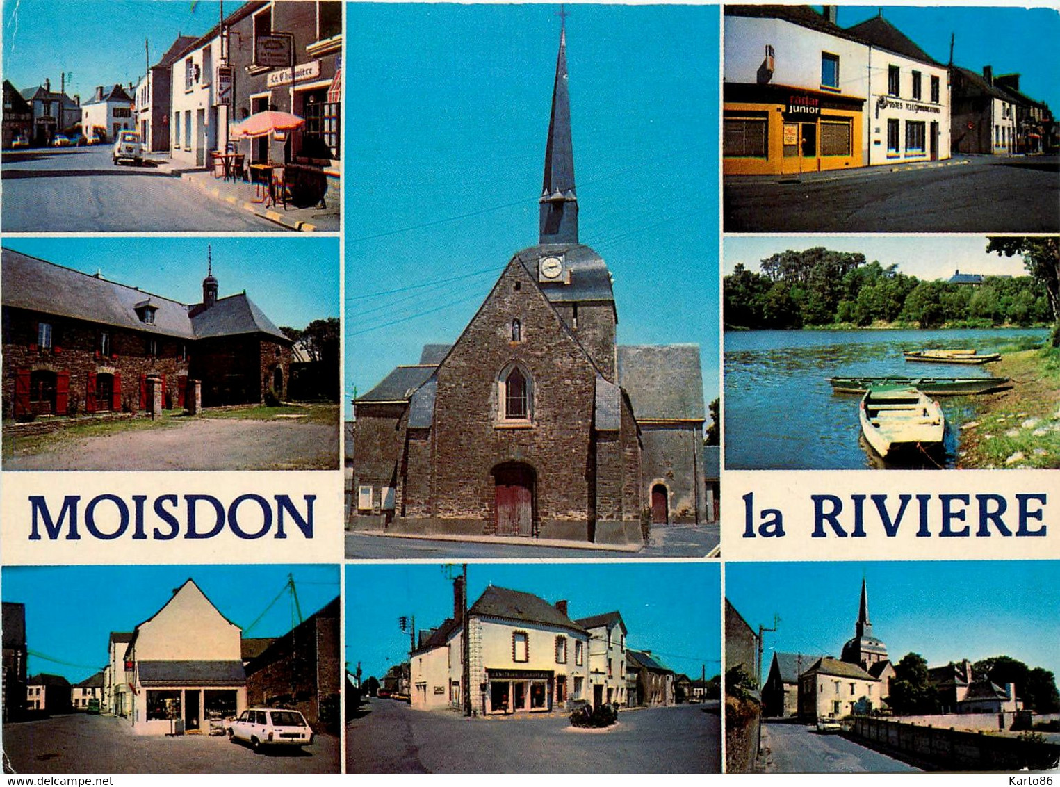 Moisdon La Rivière * Souvenir De La Commune * CP 8 Vues - Moisdon La Riviere