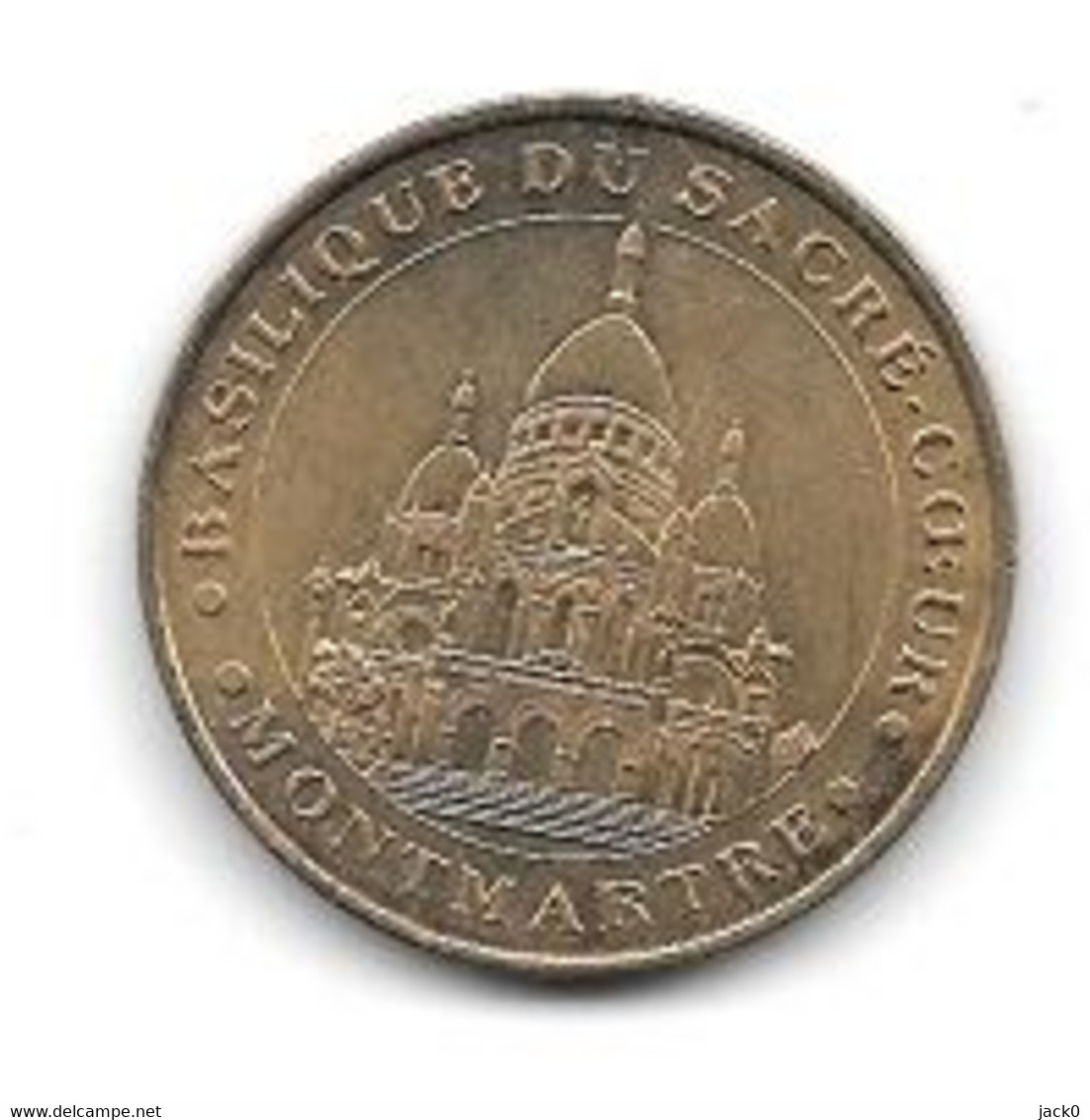 Médaille Touristique, Monnaie De Paris 2001, PARIS BASILIQUE DU SACRE-CEUR, MONTMARTRE (75018 ) Cote 25 € - 2001