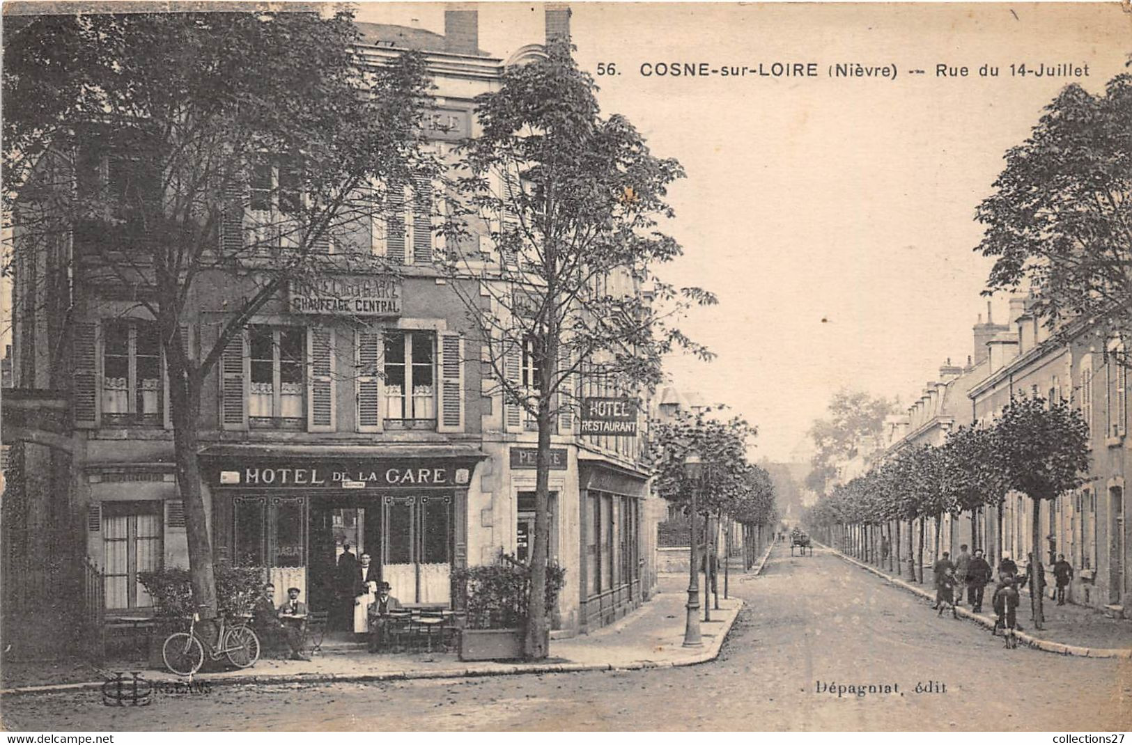 58-COSNE-SUR-LOIRE- RUE DU 14 JUILLET - Cosne Cours Sur Loire